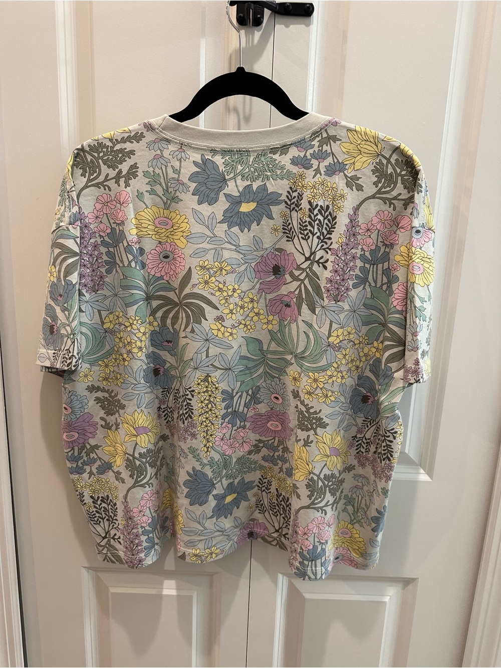 Life Is Good Women's Floral Short-Sleeve 100% Cotton Crusher Tee NEW w tag XL - Picture 4 of 5